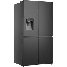 Hisense RQ760N4SBFE American Fridge Freezer Black, Stainless Steel