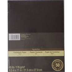 Recollections Cardstock Paper 8.5 x 11 50 Sheets Black