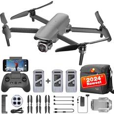 GPS RC Toys Autel Robotics EVO Lite Plus Premium Bundle, 1-Inch CMOS Drone with 6K HDR Camera, F2.8,F11 Aperture, 12Km (7.4 Miles) HD Transmission, No Geo-Fencing 3 Batteries EVO Lite Fly More Combo (Grey)