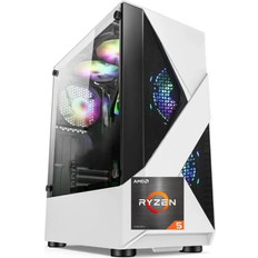 Desktop Computers AMD Ryzen 5 5600G Gaming Desktop PC