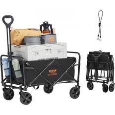 Carretillas de utilidad VEVOR Collapsible Folding Wagon Cart 220 lbs