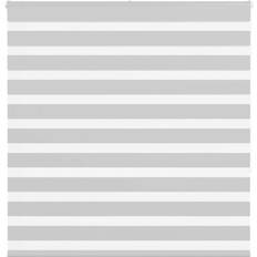 Gardiner & Tillbehör vidaXL Rullgardin Zebra Ljusgrå 140x150 cm Tyg 135,9cm Polyester