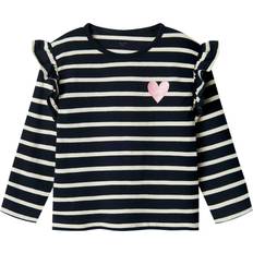 122/128 Blusas y Túnicas Name It Regular Fit Long Sleeve Top - Dark Sapphire (13237897)