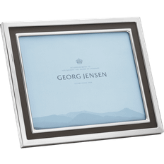 Leder Wanddekoration Georg Jensen Manhattan Collection Silver Bilderrahmen 25x20cm