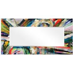 Multicolored Floor Mirrors Orren Ellis Rock Star Multicolour Floor Mirror 36x72"