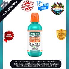 TheraBreath Plaque Control Pre-Brush Oral Rinse