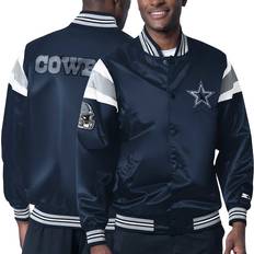 Dallas Cowboys Jackets & Sweaters Starter Dallas Cowboys Satin Varsity Full-Snap Jacket