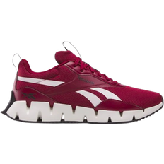 Reebok Zig Dynamica Str Running Shoes - Rich Maroon/Chalk/Black