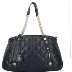 Guld Tote Bag & Shopper tasker Liu Jo Quiltet Håndtaske Med Metal Logo Charme - Sort