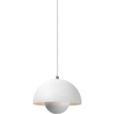 &Tradition Flowerpot VP1 Matt White Pendant Lamp 23cm