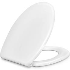 WOLTU Toilettendeckel WC-Sitz Weiß