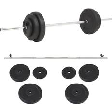 Kunststoff Hantelstangensets vidaXL Barbell Set 30kg