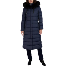 Lined Clothing Tahari Nellie Hooded Puffer Coat - Galaxy