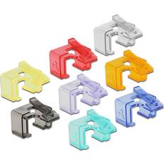 Sininen Kaapeliklipsit DeLock RJ45 Repair Clip Starter Set