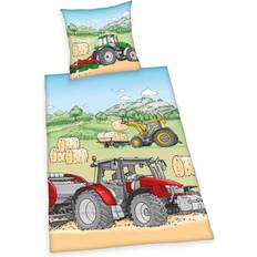 Fahrzeuge Kinderzimmer Herding Tractor Duvet Cover Set 135x200cm