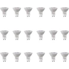 Feit Electric 50-Watt Equivalent MR16 GU10 Dimmable Track Lighting 90 CRI Frosted Flood LED Light Bulb, Bright White (18-Pack)