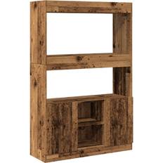 Regale vidaXL Highboard Old Wood Book Shelf 140cm