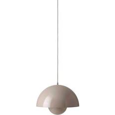 Flowerpot loftlampe &Tradition Flowerpot VP7 Grå Beige Pendel 37cm