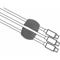 DeLock Cable Holder Clip Set Cable holder clip kit grå, svart, vit