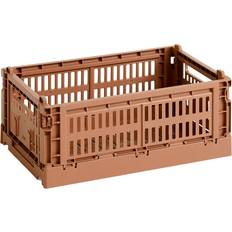 Plastik kasser Hay Color Crate Terracotta Opbevaringsboks