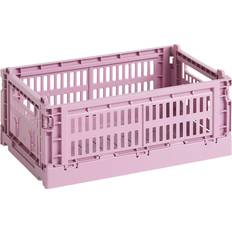 Rectangular Storage Boxes Hay Color Crate Dusty Rose Storage Box