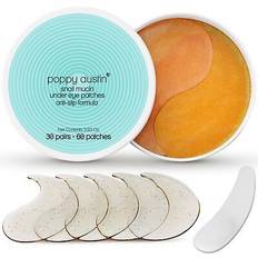 Oily Skin Eye Masks Poppy Snail Mucin Gold Under Eye Patches for Dark Circles