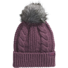 Faux Fur - Women Accessories The North Face Women’s Oh Mega Fur Pom Beanie - Midnight Mauve