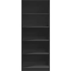 vidaXL 3307721 Black Garderob 80x200cm