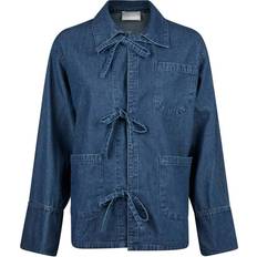 Neo Noir Starlie Denim Shirt - Dark Blue