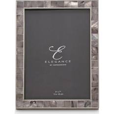 Glass Wall Decorations Impressions Elegance Mother Of Pearl Grey Photo Frame 14.8x19.2cm