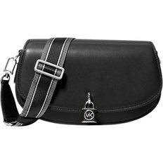 Michael Kors MK Messenger-Tasche Mila Medium Aus Leder Schwarz ONE SIZE