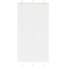 Persienner vidaXL Plisségardin Hvid 105x200 cm Polyester