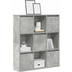 Möbler vidaXL Betonggrå 89 x 24 x 101,5 cm Bokhylla
