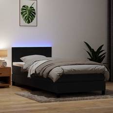 Senge & Madrasser vidaXL Med Madras Sort 80x220 cm Kontinentalseng