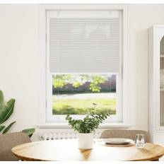 Rolgordijnen vidaXL Pleated Blind Light Grey 75x150 cm