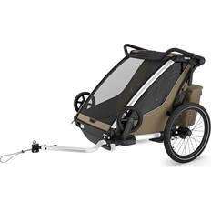 Lastenvaunut Thule Chariot Cross 2 G3 Haalistunut Khaki