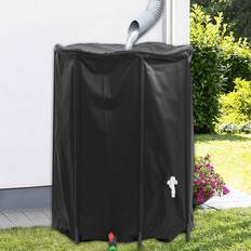 Black Rain Barrels Dakota Fields Emilienne Rain Barrel 1350 L Black