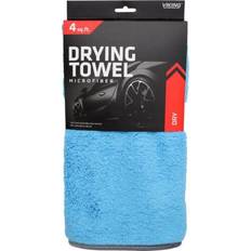 Car Wash Tools & Equipment Viking Microfiber Car Drying Towel 24 in x 24 in Blue