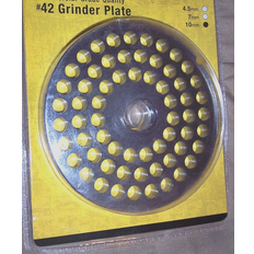 Mincers Cabelas Universal Stainless Steel Grinder Plate 10mm