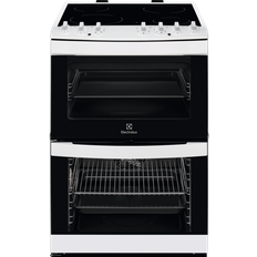 Gulvkomfurer Glaskeramiske komfurer Electrolux LKR65000SW Keramisk Komfur Hvid