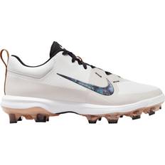 White Baseball Shoes Nike Men's Force Trout 9 Pro MCS Baseball Cleats, Size 10, Summit White/Royal Pulse