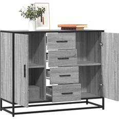 Møbler vidaXL 92 x 35 x 76 cm Grå Sonoma-Eg Skænk