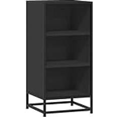 Järn Sideboards vidaXL Skänk Svart Förvaringsskåp 35,5 x 35 x 76 cm Sideboard
