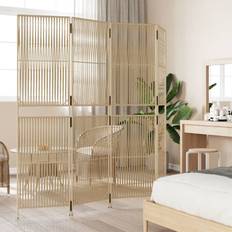Beige Room Dividers 17 Stories Alexaray Folding Beige 196cm x 200cm W Room Divider