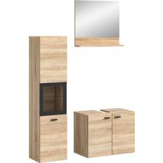 Badezimmerschränke Xonox Home Badkombination Bostalsee 102 x 186 x 33 cm