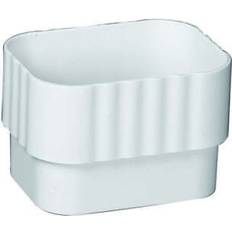 Roof Accessories Amerimax White M0623 Downspout Connector