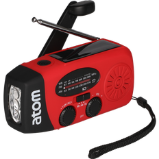 Nödradio Med LED-Belysning Och Powerbank