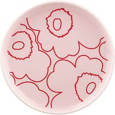 Marimekko Flade tallerkener Marimekko Piirto Unikko Ø13.5 cm Pink Flad tallerken