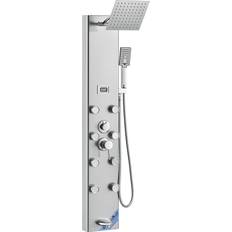 Silver Takduschset VEVOR Shower Panel System 5 Shower Modes Gray, Silver