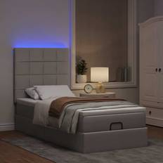 vidaXL Ottoman Sängram Med Madrass 100x200 cm Sängpaket